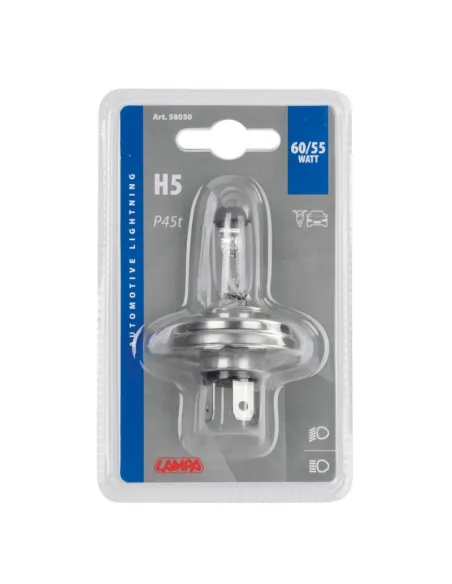 Lampara H5 12V 60/55W P45T Homologacion E (1 Unidad)