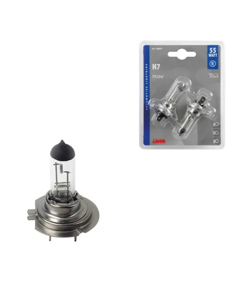 Lampara H7 12V 55W Px26D Homologacion E (2 Unidades)