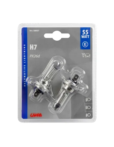 Lampara H7 12V 55W Px26D Homologacion E (2...