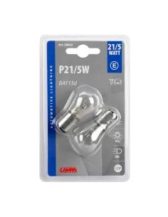 Lampara P21/5W  2 Filamentos 12V Ba415D Homologacion E...