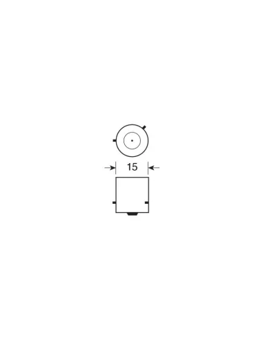 Lampara Py21W 1 Filamento Ambar 12V 21W...