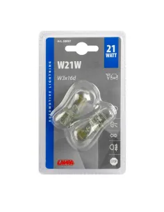 Lampara W21W 12V 21W W3X16D Homologacion E (Blister 2...