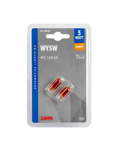 Lampara W5W 12V Ambar Sin Casquillo...