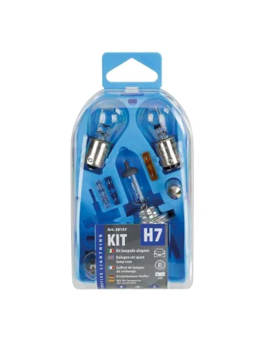 Lampara H7 12V (Blister 5 Lamparas + 3 Fusibles)