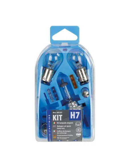 Lampara H7 12V (Blister 5 Lamparas + 3 Fusibles)