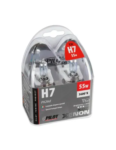 Lampara H7 Xenon 12V 55W Px26D Homologacion E...