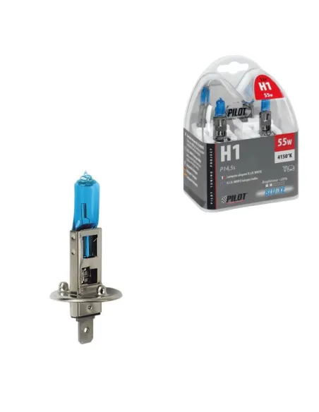 Lampara H1 Blue-Xe H1 12V 55W P14,5S Homologacion E (2 Unidades)