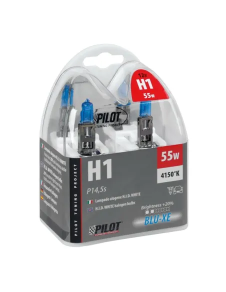 Lampara H1 Blue-Xe H1 12V 55W P14,5S Homologacion E (2 Unidades)