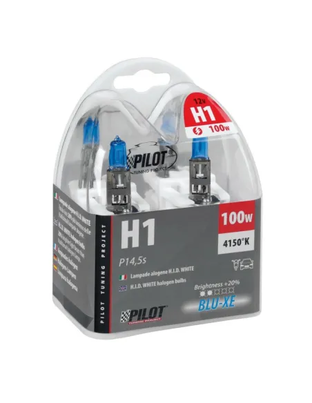 Lampara H1 Blue-Xe 12V 100W P14,5S (Blister 2 Unidades)