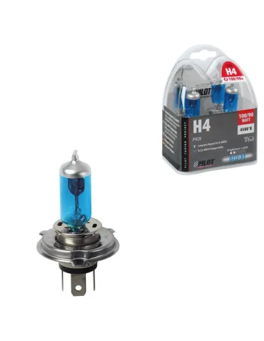 Lampara H4 Blue-Xe 12V 100/80W P43T (Blister 2 Unidades)