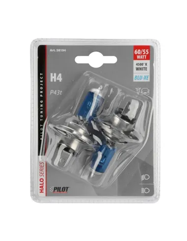 Lampara H4 Blue Xenon 12V 60/55W P43T...