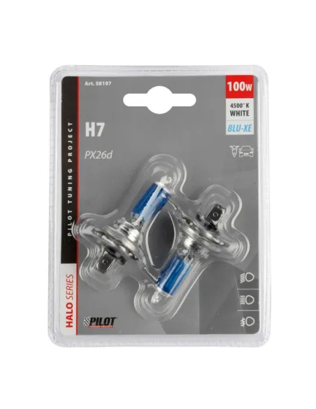 Lampara H7 Blue Xenon 12V 100W Px26D (Blister 2 Unidades)