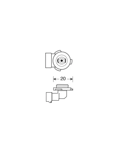 Lampara Hb3/9005 12V 60W P20D Homologacion E (Blister 1 Unidad)