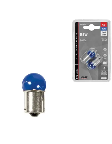 Lampara R5W Blue 12V 5W Ba15S (Blister 2 Unidades)