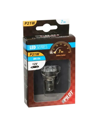 Lampara P21W Multi Led Ambar 12V 21W Ba15S...