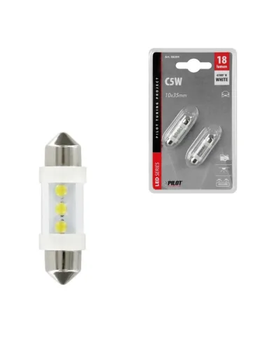 Lampara Plafonier 12V 36 Mm 3 Led (Blister 2 Unidades)