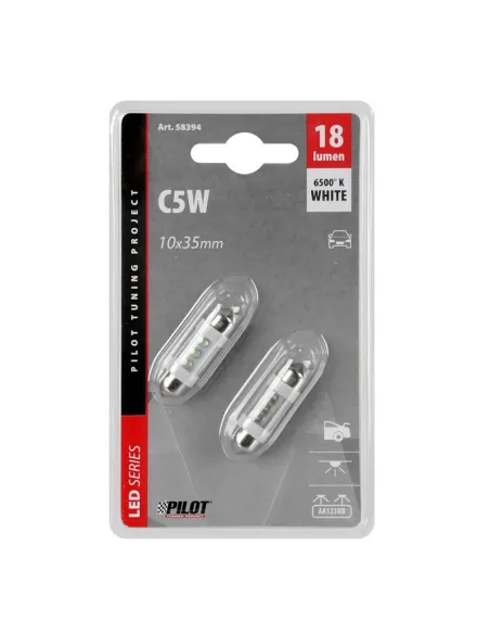 Lampara Plafonier 12V 36 Mm 3 Led (Blister 2 Unidades)