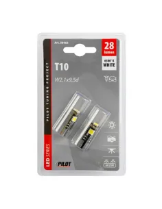 Lampara T10 Hyper Led 12V 3Smd 3 Chips W2,1X9,5D (Blister...