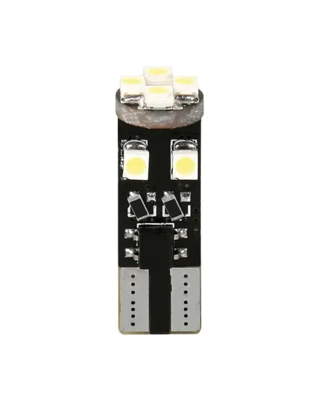 Lampara Hyper Micro Led Blanca T10 12V 8Smd 3 Chips 2 Unidades