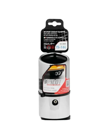 Tubo De Escape Ts-16L Acero Inoxidable...