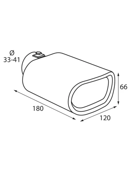 Tubo De Escape Acero Inoxidable Ts 27 Diametro 33-41 Mm