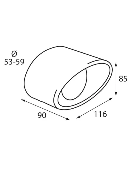 Tubo De Escape Acero Inoxidable Ts 32 Diametro 53-59 Mm