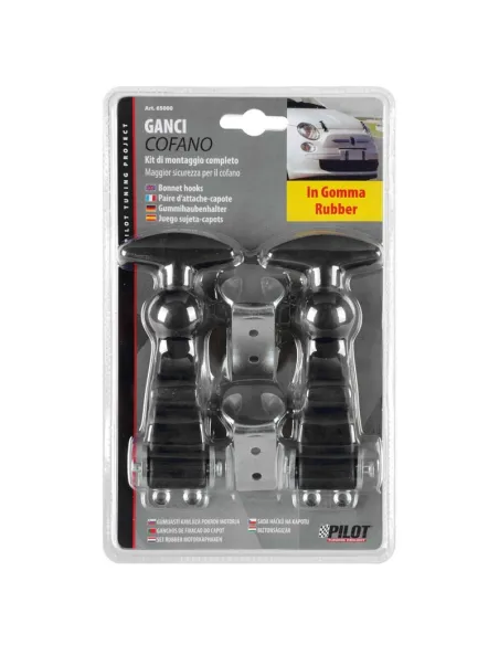 Ganchos De Goma Para Capot 120Mm