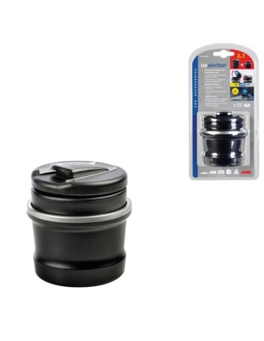 Cenicero De Estaño Con Luz Led