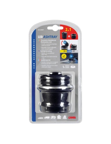 Cenicero De Estaño Con Luz Led