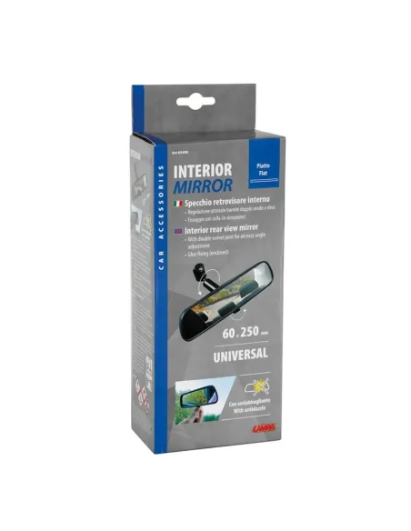 Espejo Retrovisor Interior Con Pegamento 250X60 Mm