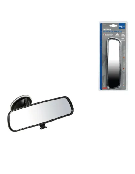 Espejo Retrovisor Interior Con Ventosa 200X65Mm