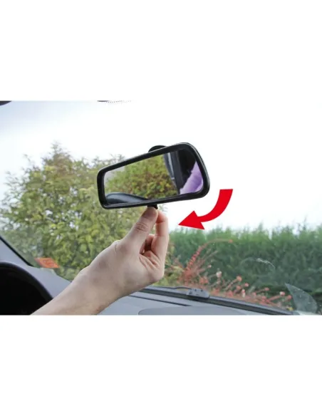 Espejo Retrovisor Interior Con Ventosa 200X65Mm