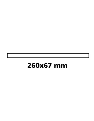 Espejo Retrovisor Interior Panoramico 260X67 Mm