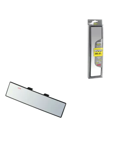 Espejo Retrovisor Interior Convexo Pantalla Ancha 300X65 Mm