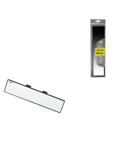 Espejo Retrovisor Interno Plano Pantalla Ancha 300X65Mm