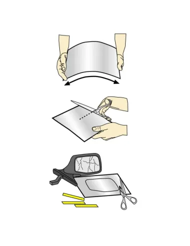 Espejo Magico Multiuso Easy-Fit 178X254 Mm