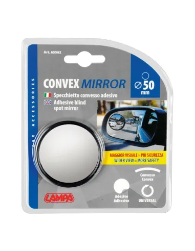 Espejo Adhesivo Convexo Redondo Para Puntos...