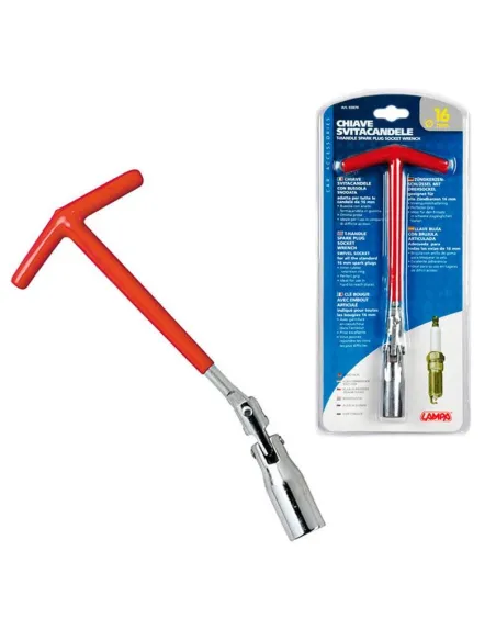 Llave De Bujia 16Mm Mango 15 Cm