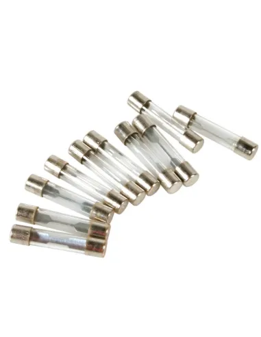 Fusibles De Vidrio Grandes 10 Piezas