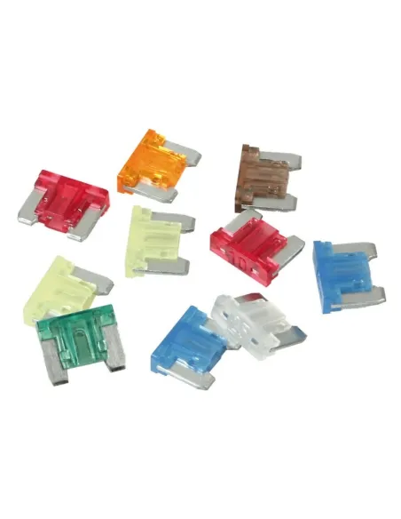 Fusibles Planos Micro Perfil Bajo 10 Piezas