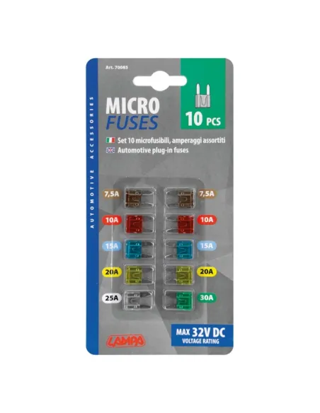 Fusibles Planos Minis 10 Piezas