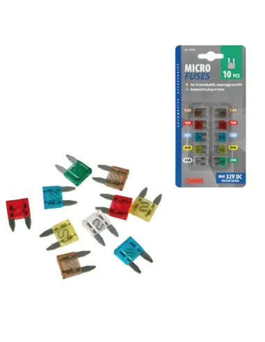 Fusibles Planos Minis 10 Piezas