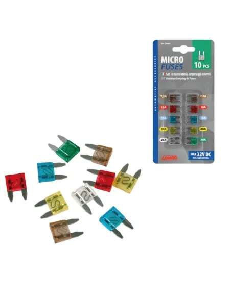 Fusibles Planos Minis 10 Piezas