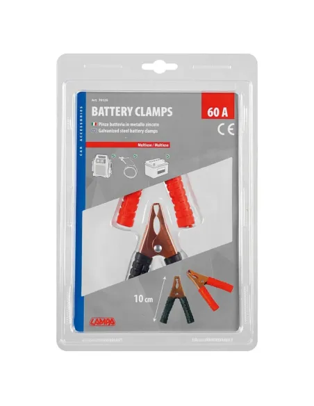 Pinzas De Bateria 60A 10 Cm