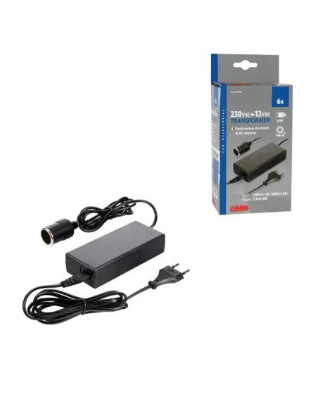 Transformador De 220/240V A 12V 5.8A Cable 350 Cm