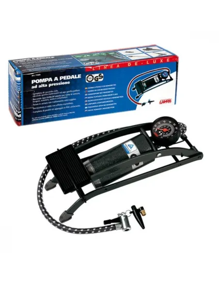 Bomba De Pie De Lujo Con Manometro
