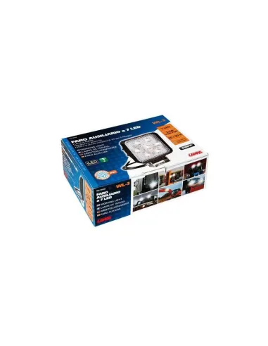 Faro Auxiliar Cuadrado Blanco 7 Led 10/30V 21W