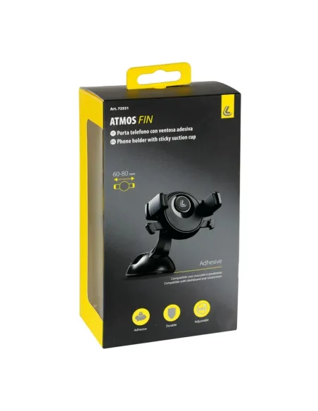 Soporte Para Telefono Con Ventosa Adhesiva Para Parabrisas Y Salpicadero (Atmos Fin)