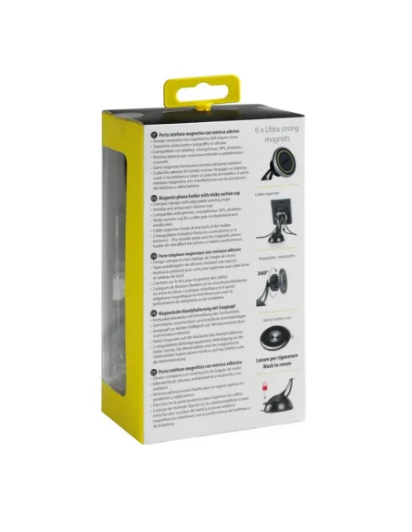 Soporte Para Telefono Magnetico Con Ventosa Adhesiva (Magneto Fin)