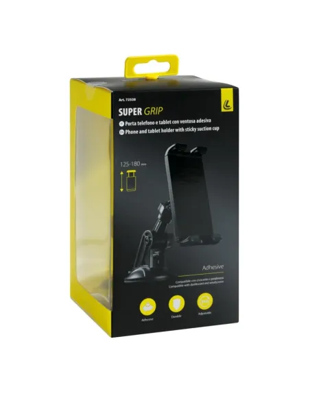 Soporte Para Telefono Y Tablet Con Ventosa Adhesiva (125-180 Mm) (Super Grip)